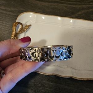 Coach Silver/Black Bracelet